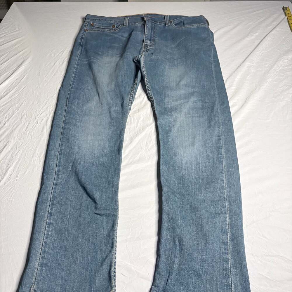 Levi's 510 Skinny Fit Jeans Men's W36 L30 Light Wash - Picture 2 of 6
